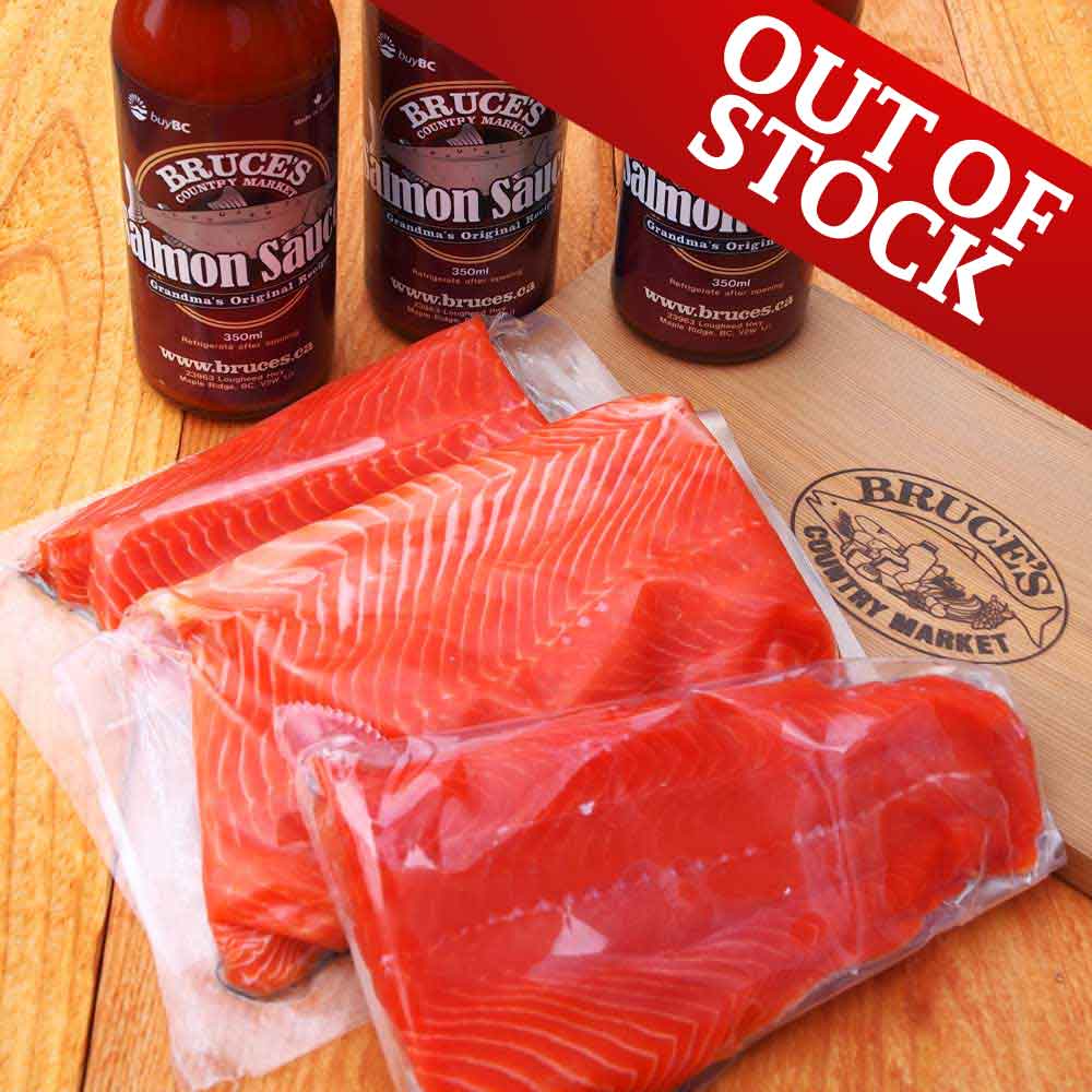 DEPOSIT • Sockeye Salmon Fillets ($200/10lb Case)