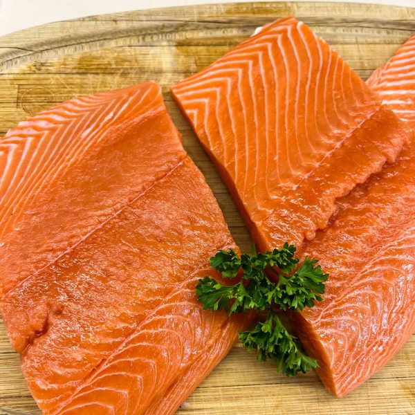 DEPOSIT • Wild BC Red Spring Salmon Fillets ($180/10lb Case) - Image 2